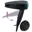Remington Asciugacapelli Da Viaggio, Maneggevole E Compatto Per Viaggio, 2000 Watt, Nero