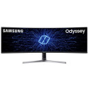 Samsung Monitor Gaming CRG9 (C49RG90),Curvo (1800R),49", 5120x1440 (Dual QHD),32:9, VA, HDR, 120 Hz, 4 ms, FreeSync, HDMI, USB 3, Display Port, Ingresso Audio, HAS, Flicker Free