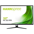 Hannspree HC322PPB 82,28cm (32") 2K WQHD 300cd HDMI DP VGA altoparlante inclinabile VESA, nero
