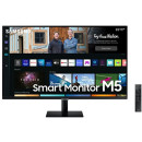 Samsung Smart Monitor M5 (S32BM502),Flat 32'', 1920x1080 (Full HD),Piattaforma Smart TV (Amazon Video, Netflix),Airplay, Mirroring, Office 365, Wireless Dex, Casse Integrate, IoT Hub, WiFi, HDMI