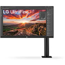 LG 27UN880 UltraHD 4K ERGO Monitor 27" LED IPS HDR 400, 3840x2160, AMD FreeSync 60Hz, HDMI 2.0 (HDCP 2.2),Display Port 1.4, USB-C, USB 3.0, Audio Stereo 10W, AUX, ERGO Stand, Flicker Safe, Nero