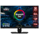 MSI Optix MPG321QRF-QD, Monitor Gaming Esport 32" Flat, Display 16:9 WQHD (2560 x 1440),Freq 175Hz, HDR 600, 1ms (GTG,min),Pannello Rapid IPS, Mystic Light RGB, Console Mode, VESA 100x100