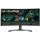 LG 34WN80C Monitor 34" QuadHD UltraWide Curvo 21:9 LED IPS HDR, 3440x1440, 1 Miliardo di Colori, HDMI 2.0, Display Port 1.4, USB-C, USB Hub, Uscita Audio, Altezza Regolabile, Flicker Safe, Nero