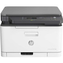 HP Color LaserJet MFP 178nw 4ZB96A, Stampante a Singola Funzione A4, Stampa Fronte e Retro Manuale a colori, 18 ppm, USB, Wi-Fi, Ethernet, Schermo LCD a icone con tastierino, Bianca
