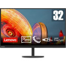 Lenovo D32qc-20-31,5"2K QHD monitor da gioco curvo (IPS, 75Hz, 4ms, HDMI, DP, FreeSync) regolazione dell'inclinazione - Nero