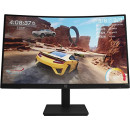 HP - Gaming X27qc Monitor, Display 27” Antiriflesso VA QHD, Risoluzione 2560 x 1440 a 165 Hz, AMD FreeSync, Tempo Risposta 1ms MPRT Overdrive, Compatibile Consolle, DisplayPort, HDMI, Nero