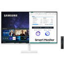 Samsung Smart Monitor M5 (S32AM501),Flat 32", 1920x1080 (Full HD),Piattaforma Smart TV (Amazon Video, Netflix),Airplay, Office 365, Wireless Dex, Casse Integrate, WiFi, HDMI, Bianco