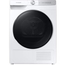 Samsung Asciugatrice DV90T7240BH/S3 con AI Control, Asciugatura Rapida in 81 Minuti, Programma Igienizzante, Air Wash, Prevenzione Pieghe, Tecnologia Optimal Dry, Filtro 2 in 1, Bianco, Oblò Nero