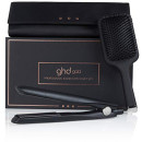 ghd gold gift set, styler gold con spazzola Paddle e astuccio-tappetino termoresistente