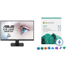 ASUS VA24EHE – Schermo PC 23, 8" FHD – Schermo IPS – 16: 9 – 75 Hz – 1920 x 1080 – 25 + Microsoft 365 Family | Codice di attivazione via email