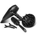 ghd Air Kit - Asciugacapelli con Kit professionale per l'asciugatura (Nero)