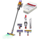 Dyson V12 Detect Slim Absolute Aspirapolvere senza fili – Aspirapolvere a batteria, filtro HEPA, senza fili, senza sacchetto, incl. salviette JUNG