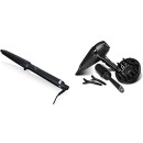 ghd Curve Creative Curl Wand - Arricciacapelli professionale (Nero) & Air Kit - Asciugacapelli con Kit professionale per l'asciugatura (Nero)