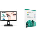 BenQ BL2420PT Monitor per Designer, Display da 24 Pollici, Risoluzione 2560 x 1440 QH + Microsoft Office 365 Family | Codice d'attivazione via posta
