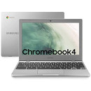SAMSUNG Chromebook 4, XE310XBA Chrome OS, 11.6”, RAM 4GB, Memoria 64GB, Argento (Platinum-Titan) (Ricondizionato)