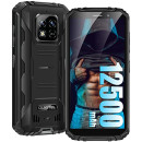 OUKITEL WP18 Rugged Smartphone 12500mAh Batteria, 7GB+32GB (Esteso 1TB) 5.93" HD+ Telefono Indistruttibile, Robusto Cellulare Antiurto Android 11, 13MP +5MP, IP68,4G Dual SIM, Face ID/OTG/GPS