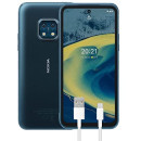 Nokia XR20 Smartphone Rugged 5G 64GB, 4GB RAM, Display 6.67” FHD+, Dual Camera 48 Mp Ottiche ZEISS, Batteria 4630mAh, Dual Sim, Ultra Blue, Versione con Cavo USB Type-C Aggiuntivo 1m