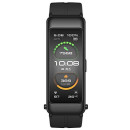 HUAWEI TalkBand B6 Sport - Tracker di attività con cinturino - Fluoroelastomero - Display per cuffie Bluetooth staccabile da 3; 9 cm (1; 53 "); Nero grafite