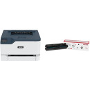 Xerox C230 Stampante Laser A4 Colore, 22ppm, Wireless con Stampa Fronte Retro, White/Blue & C230/C235 Toner original negro de alta capacidad 3000 paginas