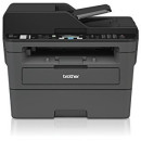 Brother MFC-L2710DW - Stampante laser monocromatica A4 | stampa, copia, scansione, fax, stampa fronte/retro e wireless + toner Brother TN2410 extra originale (nero, 1.200 pagine)
