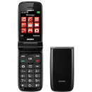Brondi Magnum 4 Telefono Cellulare Maxi Display, Tastiera Fisica Retroilluminata, Dual Sim, 1.3 MP, Li-ion 800 mAh, Flip Attivo, Nero