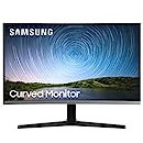 Samsung Monitor CR50 (C32R502),Curvo (1500R),32", 1920x1080 (Full HD),VA, 75 Hz, 4 ms, FreeSync, HDMI, D-Sub, Ingresso Audio, Flicker Free, Eye Saver Mode, Dark Blue Gray