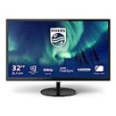 Philips 327E8QJAB Monitor da 32", Gaming AMD Freesync, Full HD 1920 x 1080 a 75 Hz, LED IPS, Flicker Free, Audio Integrato, HDMI, Display Port, Vga, Vesa, Nero
