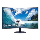 Samsung Monitor T55 (C32T550),Curvo (1000R),32'', 1920x1080 (Full HD),VA, 75 Hz, 4 ms, Freesync, HDMI, Display Port, D-Sub, Ingresso Audio, Casse Integrate, Eye Saver Mode, Flicker Free, Nero