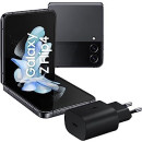 SAMSUNG Galaxy Z Flip4 Smartphone 5G, Caricatore incluso, Sim Free Android Telefono Pieghevole 256GB, Display Display Dynamic AMOLED 2X 6.7”/Super AMOLED 1.9”1,2 Graphite 2022 [Versione Italiana]