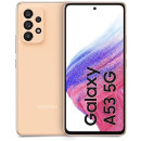 Samsung Galaxy A53 5G Smartphone Android, Display Infinity-O FHD+ Super AMOLED 6.5”, 8GB RAM e 256GB di memoria interna espandibile, Batteria 5.000 mAh, Awesome Peach (Versione Italiana)