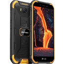 Ulefone Android 12 4G Rugged Smarphone ARMOR X6 Pro, 4GB RAM 32GB ROM, 5,0" Cellulare Robusto IP68, Dual SIM, 13MP DUAL Fotocamera Subacquea, Batteria 4000mAh, Sblocco Facciale, GPS NFC FM Arancia