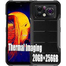 DOOGEE V20 PRO (2023) Termografia 5G Rugged Smartphone, 6000mAh Batteria, Dimensity 700 Octa Core 20GB + 256GB, 6.43'' FHD+, 64MP AI Fotocamera (24MP Visione Notturna)+ 16MP, Android 12 Cellulare Nero