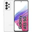 Samsung Galaxy A53 5G Smartphone Android, Display Infinity-O FHD+ Super AMOLED 6.5”, 8GB RAM e 256GB di memoria interna espandibile, Batteria 5.000 mAh, Awesome White (Versione Italiana)