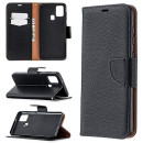 Custodia® Flip Portafoglio Compatibile per Samsung Galaxy A21s (Nero)