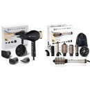 Bellissima Imetec Creativity 4 You, Asciugacapelli Professionale, 4 Accessori, Diffusore, Controllo Intelligente della temperatura, 1800 W & Imetec Air Wonder, Spazzola ad Aria Calda