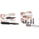 Imetec Bellissima My Pro Magic Style Brush PB2 30 Spazzola Riscaldata & Bellissima My Pro GH18 1100 Modellatore ad Aria, Rivestimento spazzole in Ceramica