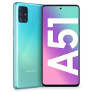 Samsung Galaxy A51 Smartphone, Display 6.5" Super AMOLED, 4 Fotocamere Posteriori, 128 GB Espandibili, RAM 4 GB, Batteria 4000 mAh, 4G, Dual Sim, Android 10, Blu (Prism Crush Blu)