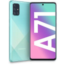 Samsung Galaxy A71 Smartphone, Display 6.7" Super AMOLED, 4 Fotocamere Posteriori, 128 GB Espandibili, RAM 6 GB, Batteria 4500 mAh, 4G, Dual Sim, Android 10, Blu