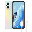 OPPO Reno 8 Lite 5G - Telefono cellulare libero, 8GB+128GB, fotocamera 64+2+2+16MP, Smartphone Android, Batteria 4500mAh, Ricarica Rapida 33W, Dual SIM - Rainbow