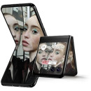 Motorola, Smartphone Razr 40 Ultra, 5G, 256 GB di memoria + 8 GB di RAM, display FHD 6,9"/3,6", dual SIM (nano SIM + eSIM),senza SIM, sbloccato, Android 13, flip phone (nero infinito)