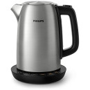 Philips Domestic Appliances Bollitore Elettrico HD9359/90 Acciaio Inox, Programmi Pre-Impostati, Mantenimento della Temperatura, Capacità 1.7 l, Luci LED