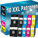 Set 10x TINTE PATRONE XL fr Epson Expression Premium XP 6000 6005 6100 6105